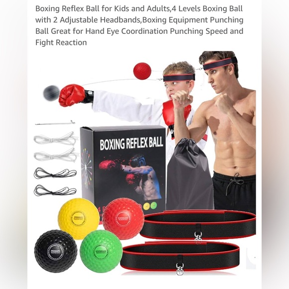 NIB KTEBO boxing reflex ball - Picture 5 of 8
